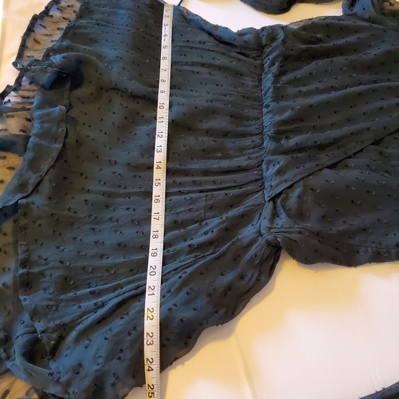 Free People Dahlia Swiss Dot Gauze Mini Dress Sz M - Picture 8 of 15